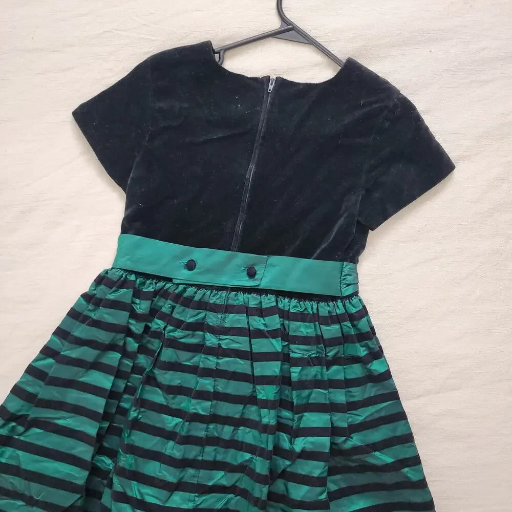 Vintage Sylvia White Holiday Formal Dress kids 10